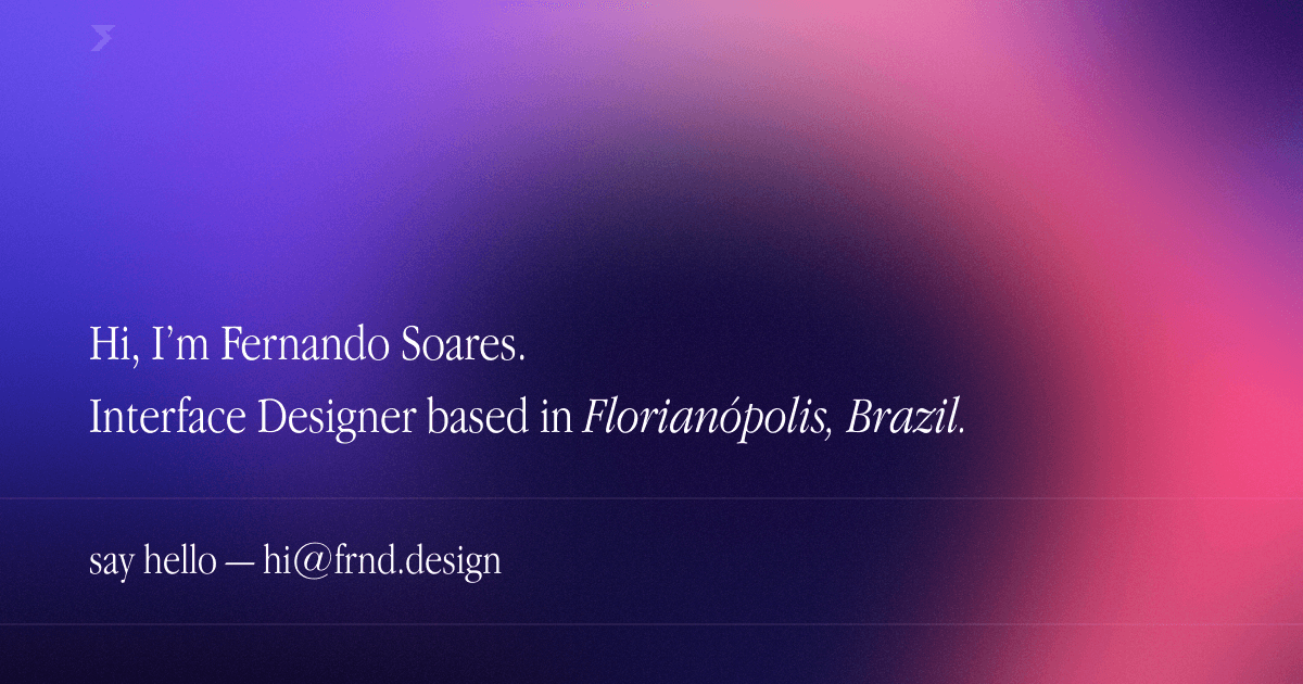 The Japanese Web Design — Fernando Soares, Interface Designer
