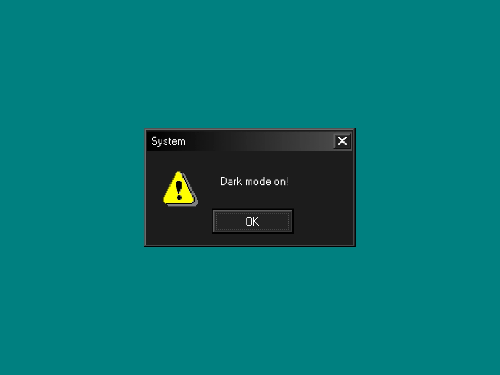 Windows 98 Dark Mode